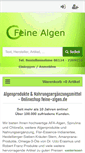 Mobile Screenshot of feine-algen.de