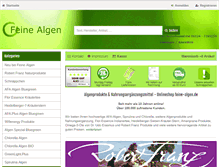 Tablet Screenshot of feine-algen.de